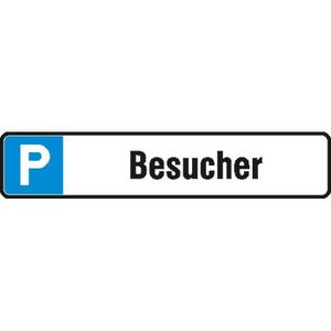 Parkplatzschild SafetyMarking aus Aluminium