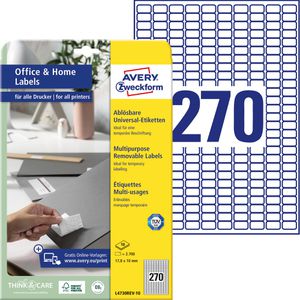 Universaletiketten Zweckform L4730REV-10, weiß