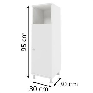 Produktbild für Badschrank Vicco Fynn, mit 4 Füßen, weiß