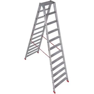 Produktbild für Stehleiter Euroline Nr. 30577, 3057712, beidseitig begehbar