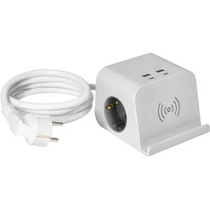 Tischsteckdose Orno AE-13249, mit 1,4m Kabel