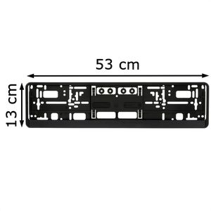 Produktbild für Kennzeichenhalter Cartrend 84527