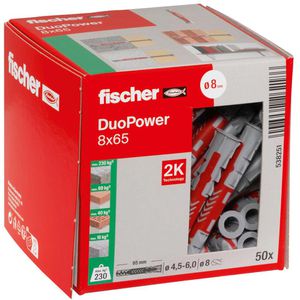 Dübel Fischer 538251, DuoPower 2 Komponenten-Dübel