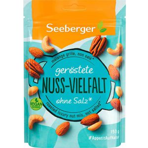 Nussmischung Seeberger geröstete Nuss-Vielfalt, im Beutel