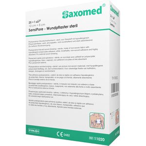 Produktbild für Pflaster Saxomed SensiPore, 25 Strips