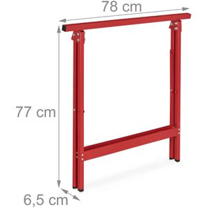 Produktbild für Arbeitsbock Relaxdays 10039225, bis 100 kg