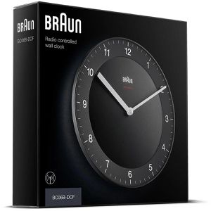 Produktbild für Wanduhr Braun BC06B, Kunststoff, analog, Funkuhr