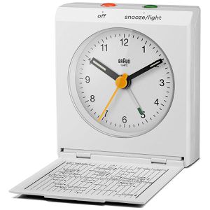Wecker Braun BC05W weiß, analog