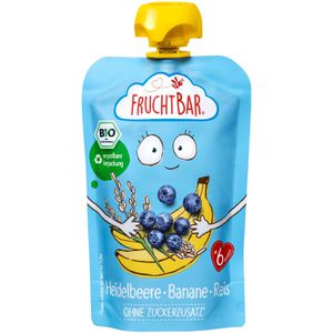 Produktbild für Fruchtpüree FruchtBar Quetschie, 98% Frucht, BIO