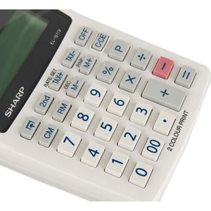 Produktbild für Tischrechner Sharp EL 1611V, Farbbanddruck