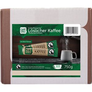 Produktbild für Kaffee Hellma Café Express Kaffeesticks, entkoffeiniert