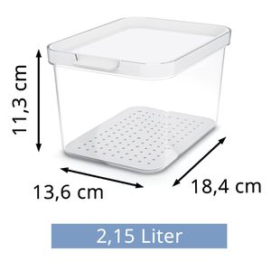 Produktbild für Frischhaltedose Rotho Cauma, aus Kunststoff