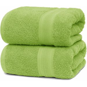 Handtuch NatureMark Premium, apfelgrün, 70 x 140 cm