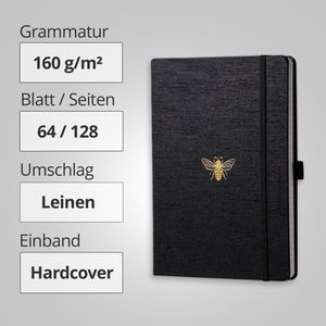 Produktbild für Notizbuch Dingbats Pro Collection, D5723B, Stoff Hardcover