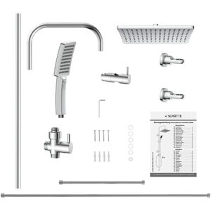 Produktbild für Duschsystem Schütte Mallorca, verchromt