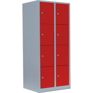 Produktbild für Schließfachschrank ClassiX X-523424, rot