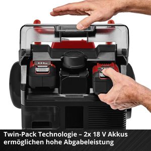 Produktbild für Kompressor Einhell TE-AC 36/150 Li OF-Solo, 73 dB(A), 2x 18V