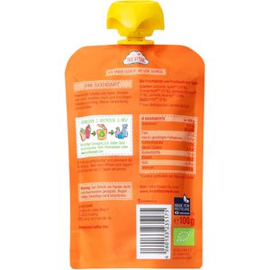 Produktbild für Fruchtpüree FruchtBar Quetschie, 97% Frucht, BIO