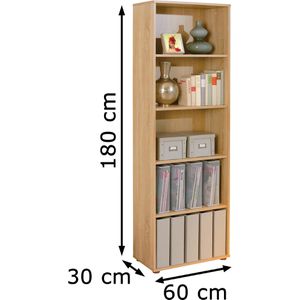 Produktbild für Aktenregal Inter-Link Parini 4, 19500040, Holz