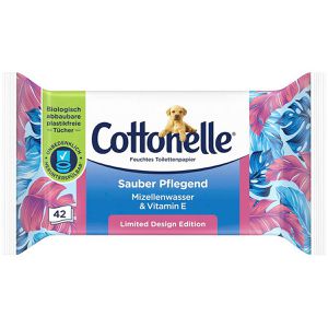 Toilettenpapier Cottonelle Sauber Pflegend, feucht