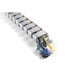 Produktbild für Kabelführung Digitus DA 90506, zum Anschrauben, silber