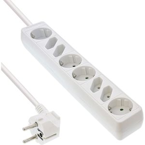 Produktbild für Steckdosenleiste InLine 16481W, mit 1,5m Kabel