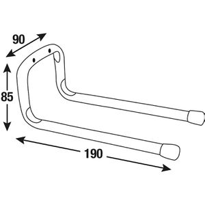 Produktbild für Wandhaken Connex DY222007, Metall