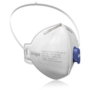 Dräger Atemschutzmaske X-plore 1730CV, FFP3 NR D, mit Ventil, 10 Stück , 10 Stück