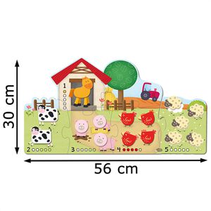 Produktbild für Puzzle Goula 53438, Zahlen 1-5