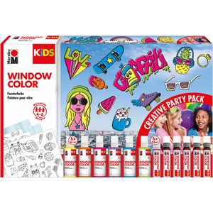 Produktbild für Fenstermalfarben Marabu Kids, Party Pack