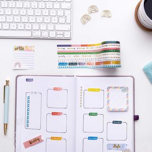 Produktbild für Washi-Tape Papierdrachen Bullet Journal, Aquarell