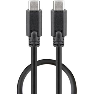 Ladekabel Goobay 67976, schwarz, 1m