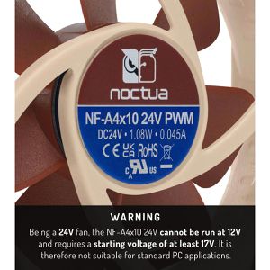Produktbild für Gehäuselüfter Noctua NF-A4x10 24V PWM