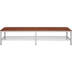Umkleidebank Lüllmann 801275, Sitzfläche Holz, 200 cm