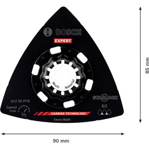 Produktbild für Multifunktionswerkzeug-Zubehör Bosch Expert AVZ 90 RT6