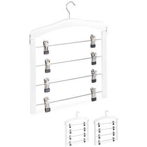 Produktbild für Hosenbügel Relaxdays 1002646249, aus Metall / Holz