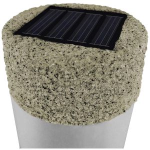 Produktbild für Wegeleuchte Monzana 990486, grau, mit Solar
