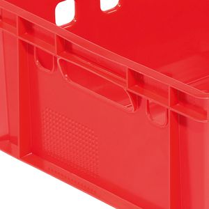 Produktbild für Eurobox Alpha-Paletten Fleischkiste E2, rot, lebensmittelecht