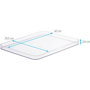 Produktbild für Deckel-Aufbewahrungsbox Smartstore Compact L, transparent