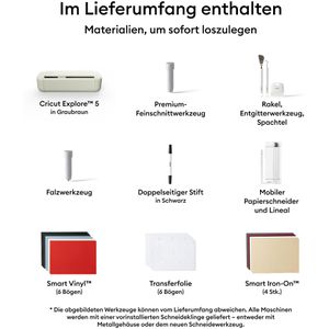 Produktbild für Schneideplotter Cricut Explore 5 Essentials Bundle
