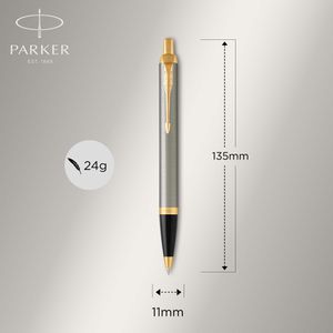Produktbild für Kugelschreiber Parker IM Core Brushed Metal G.C.