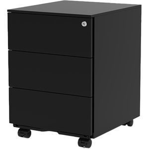Produktbild für Rollcontainer FlexiSpot RC2B, aus Metall, schwarz