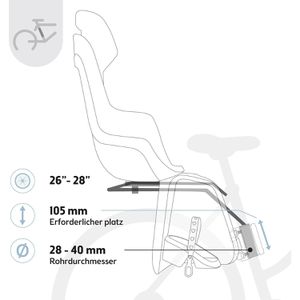 Produktbild für Fahrrad-Kindersitz bobike GO Maxi Frame