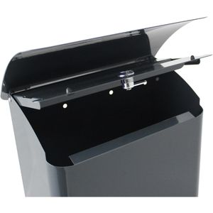 Produktbild für Briefkasten SafePost 14090 ScanPro 14, silber, aus Edelstahl