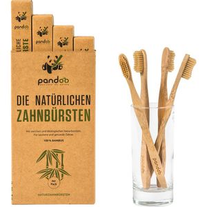 Zahnbürste pandoo Bambus, holzfrei, Bio
