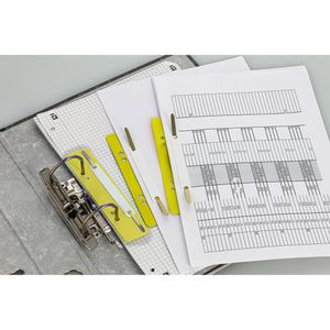 Produktbild für Heftstreifen Leitz 3710-00-15, 35 x 158mm, gelb