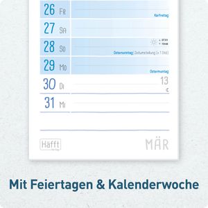 Produktbild für Streifenkalender Häfft 11396-0, Rainbow