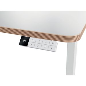 Produktbild für Schreibtisch Leitz Ergo 67700001, weiß / weiß
