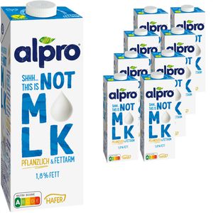Haferdrink alpro aus europäischem Hafer, Not MLK Fettarm 1,8%