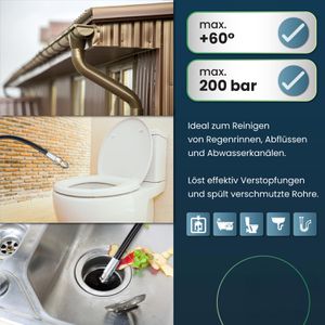 Produktbild für Rohrreinigungsset McFilter Universal HKM-A01